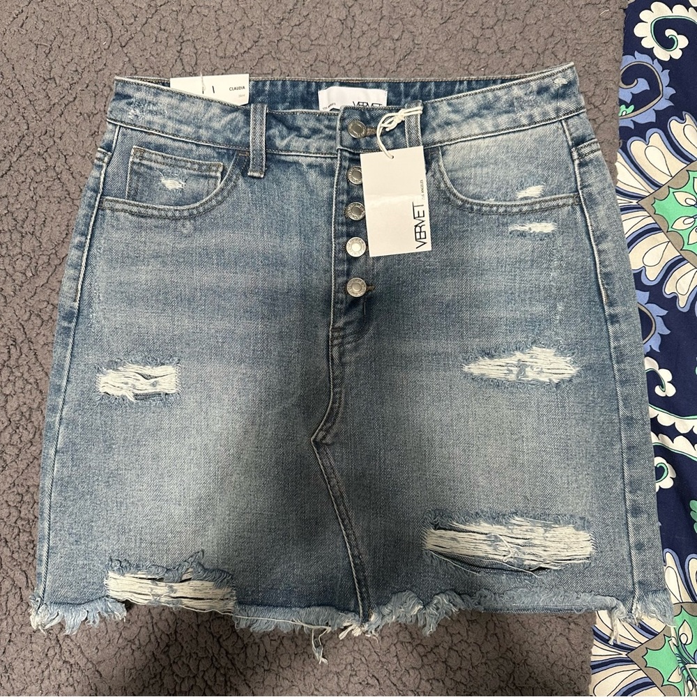 Vervet Jean Skirt